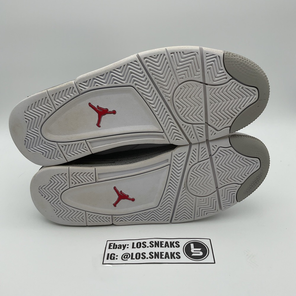 Size 10 - Jordan 4 Retro Mid White‎ Oreo (CT8527-100) - Picture 7 of 8